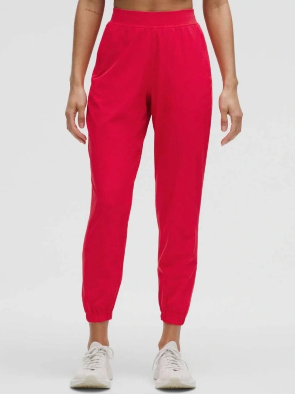 Lululemon Adapted State PERFORATED HR Women's 10 Jogger Red Glow SIZE 4